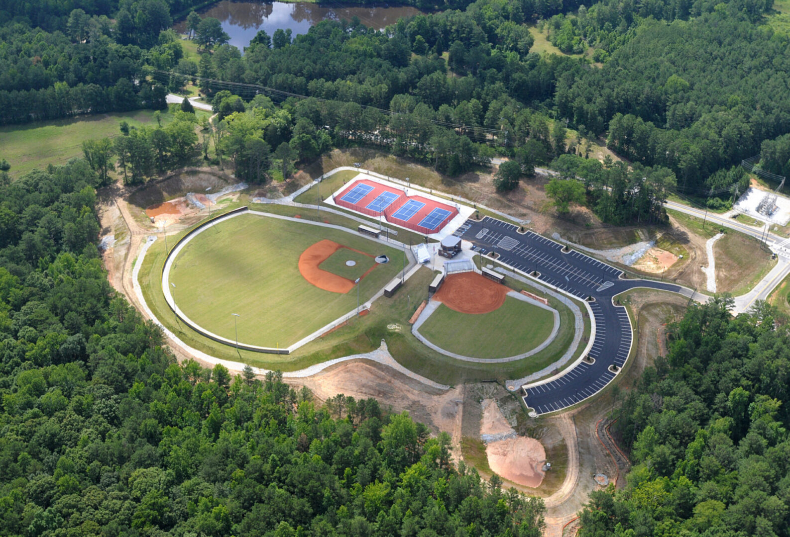 North Douglas Ballfields Aerial